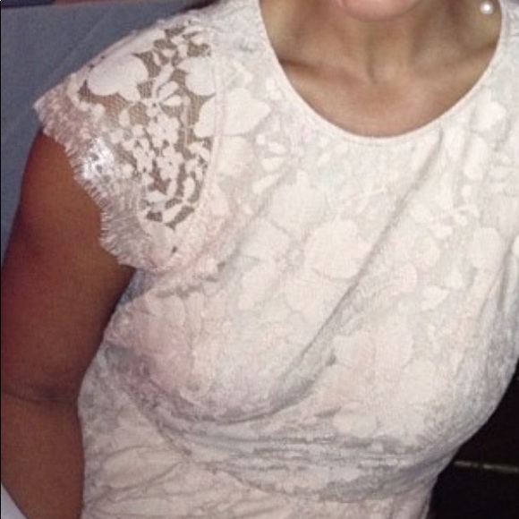 BCBGeneration Pink Lace Dress Size 2 - Picture 8 of 8